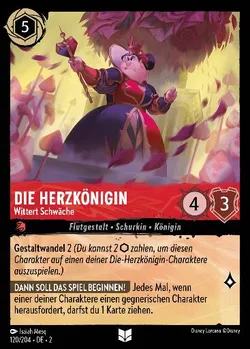 Die Herzkönigin - Wittert Schwäche