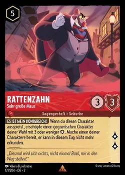 Rattenzahn - Sehr große Maus