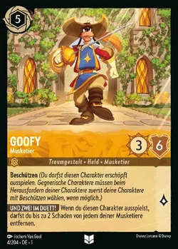 Goofy - Musketier
