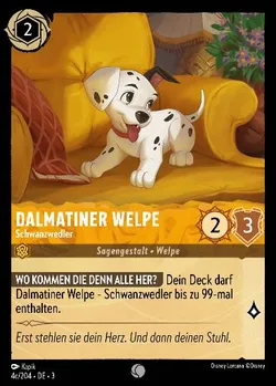 Dalmatiner Welpe - Schwanzwedler
