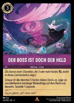 Der Boss ist doch der Held
