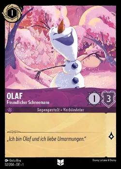 Olaf - Freundlicher Schneemann