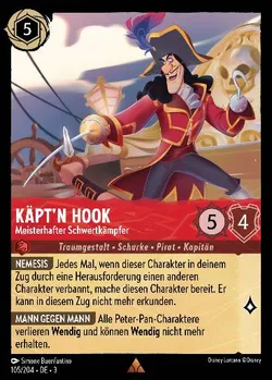 Käpt'n Hook - Meisterhafter Schwertkämpfer