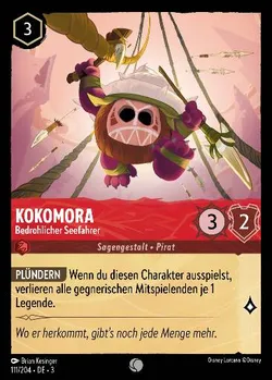 Kokomora - Bedrohlicher Seefahrer