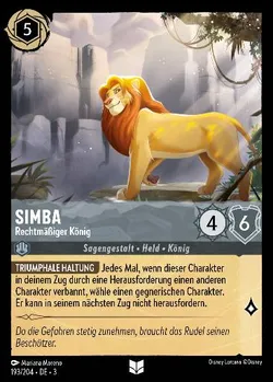 Simba - Rechtmäßiger König