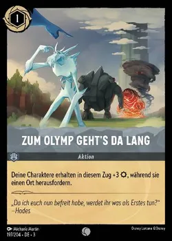 Zum Olymp geht's da lang