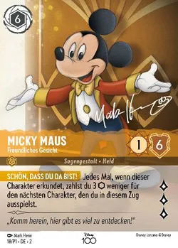 Micky Maus - Freundliches Gesicht