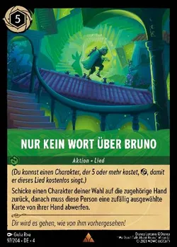 Nur kein Wort über Bruno