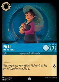 Fa Li - Mulans Mutter