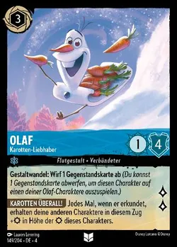 Olaf - Karotten-Liebhaber
