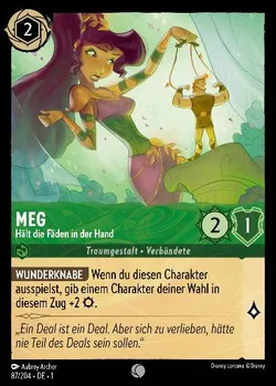 Meg - Hält die Fäden in der Hand