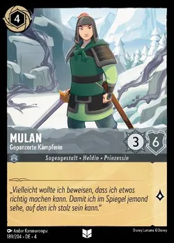 Mulan - Gepanzerte Kämpferin