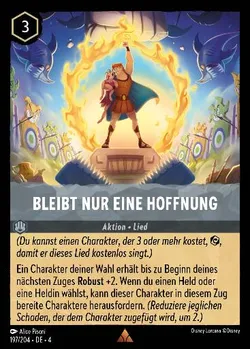 Bleibt nur eine Hoffnung