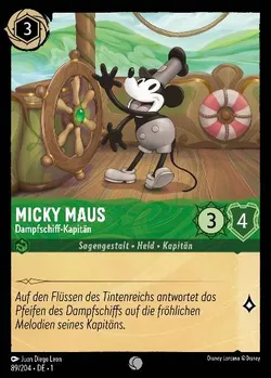 Micky Maus - Dampfschiff-Kapitän