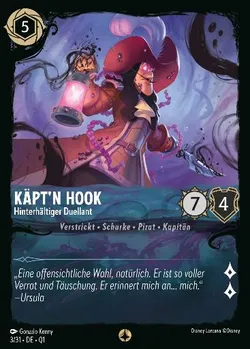 Käpt'n Hook - Hinterhältiger Duellant