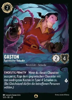 Gaston - Egoistischer Rabauke