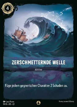 Zerschmetternde Welle