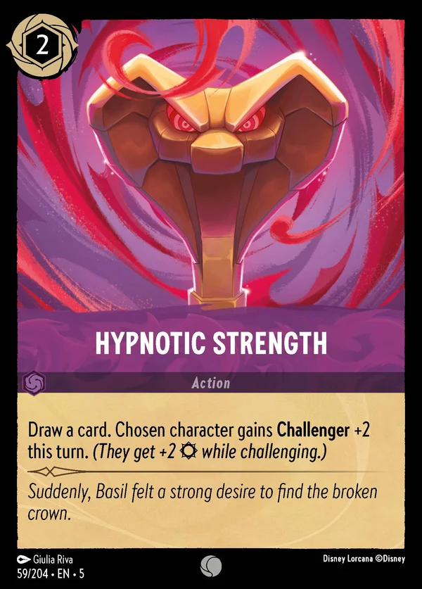 Hypnotic Strength — Disney Lorcana Action card from Shimmering Skies