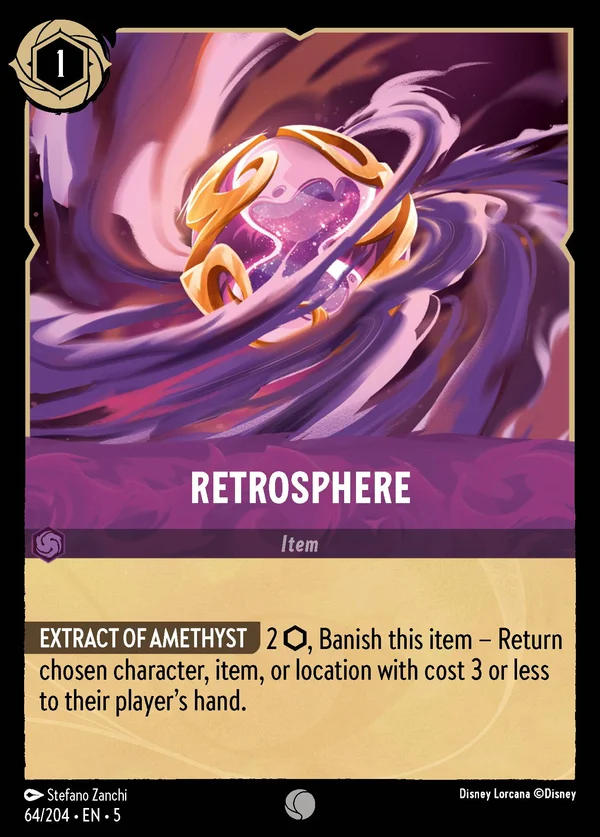 Retrosphere — Disney Lorcana Item card from Shimmering Skies