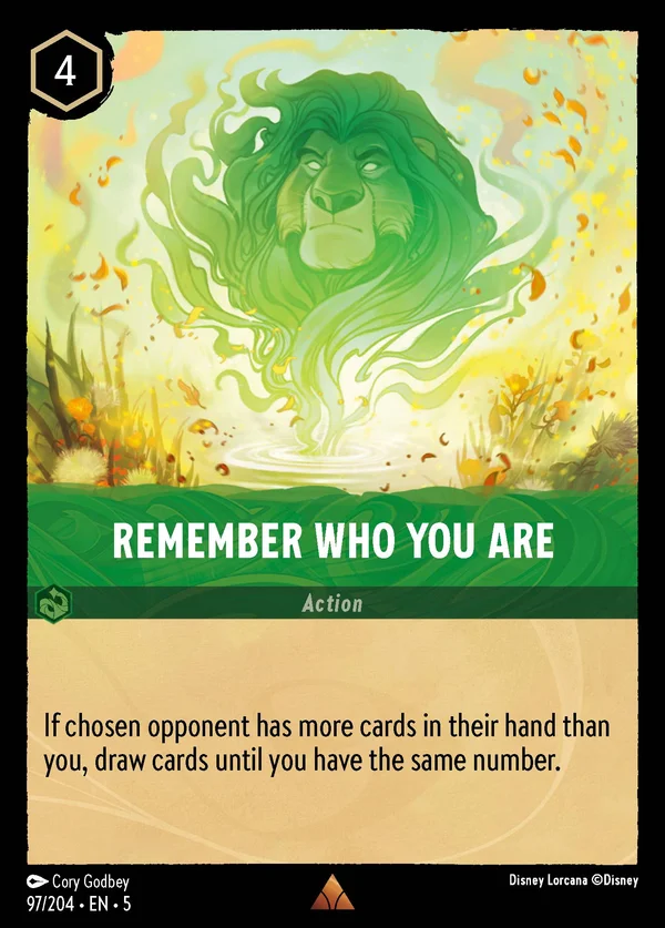 Remember Who You Are — Disney Lorcana Action card from Shimmering Skies
