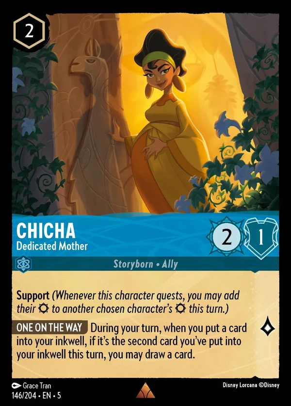 Chicha - Dedicated Mother — Disney Lorcana Character card from Shimmering Skies