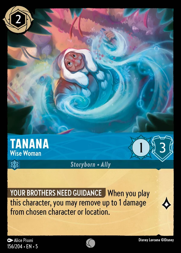 Tanana - Wise Woman — Disney Lorcana Character card from Shimmering Skies