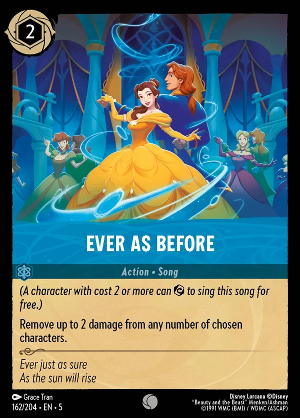 Ever as Before — Disney Lorcana Action card from Shimmering Skies