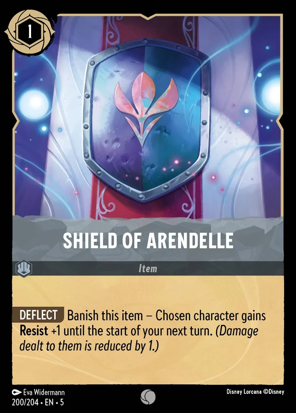 Shield of Arendelle — Disney Lorcana Item card from Shimmering Skies