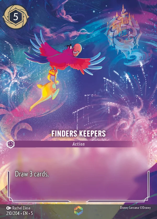 Finders Keepers — Disney Lorcana Action card from Shimmering Skies
