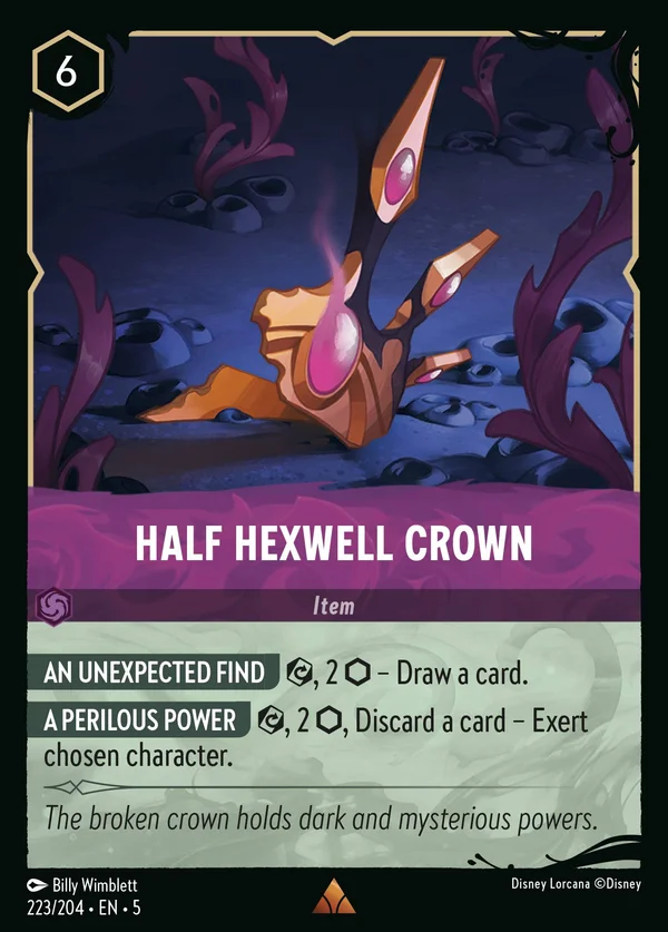 Half Hexwell Crown — Disney Lorcana Item card from Shimmering Skies