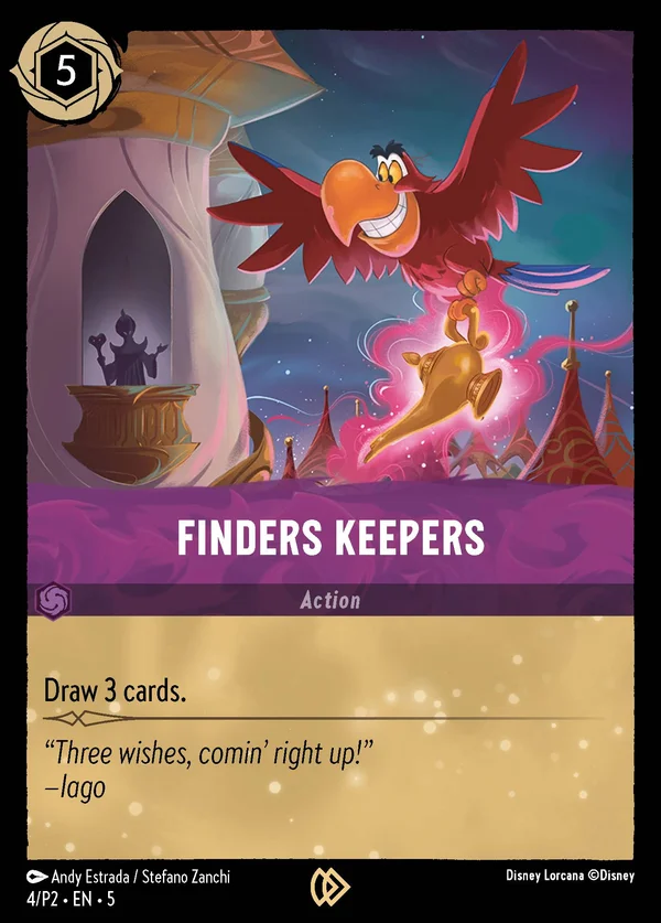 Finders Keepers — Disney Lorcana Action card from Shimmering Skies
