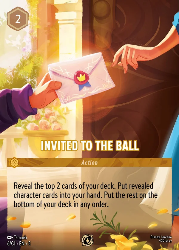 Invited to the Ball — Disney Lorcana Action card from Shimmering Skies