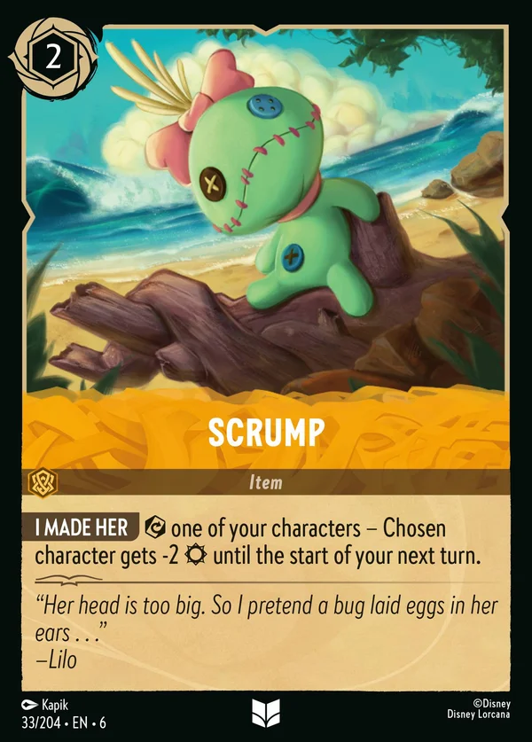 Scrump — Disney Lorcana Item card from Azurite Sea