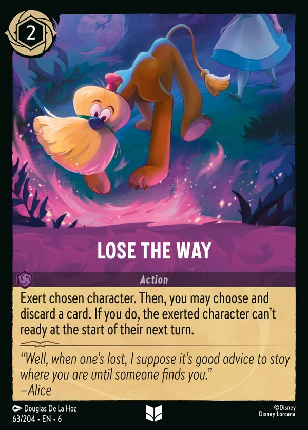 Lose the Way — Disney Lorcana Action card from Azurite Sea