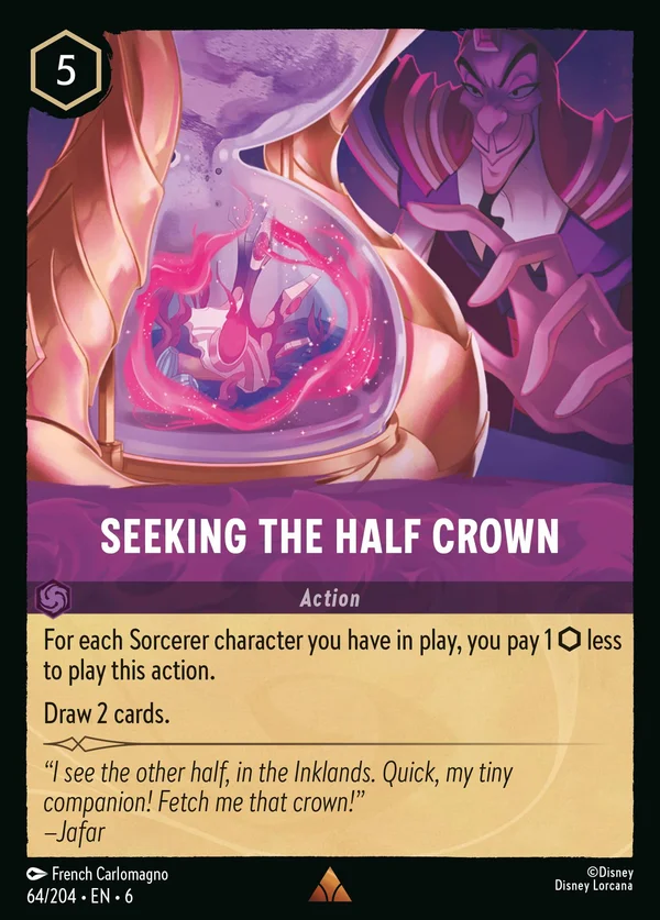 Seeking the Half Crown — Disney Lorcana Action card from Azurite Sea