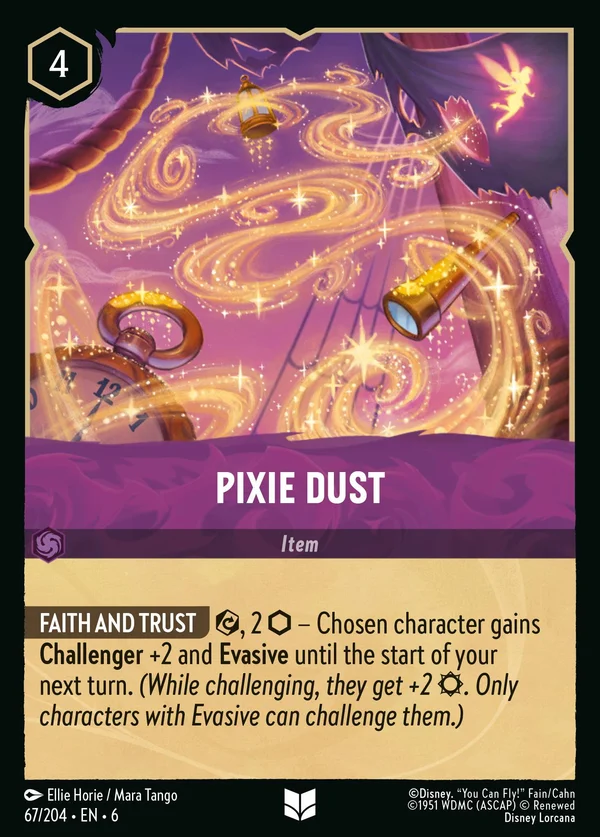 Pixie Dust — Disney Lorcana Item card from Azurite Sea