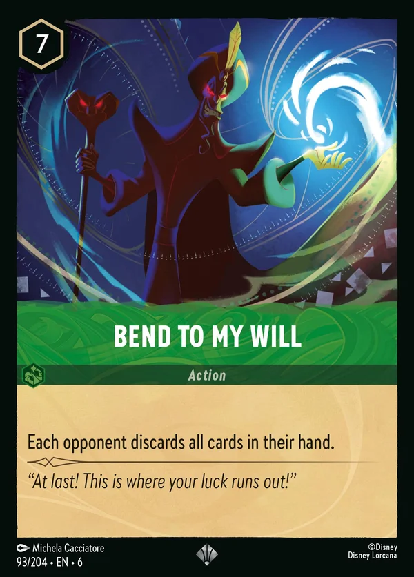 Bend to My Will — Disney Lorcana Action card from Azurite Sea