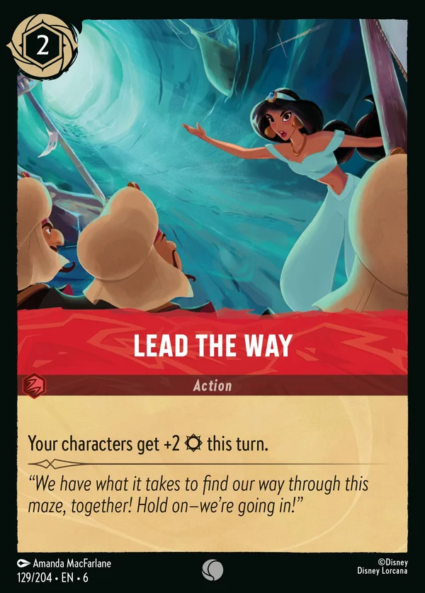 Lead the Way — Disney Lorcana Action card from Azurite Sea