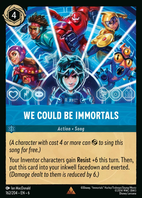 We Could Be Immortals — Disney Lorcana Action card from Azurite Sea