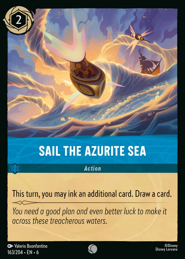 Sail the Azurite Sea — Disney Lorcana Action card from Azurite Sea