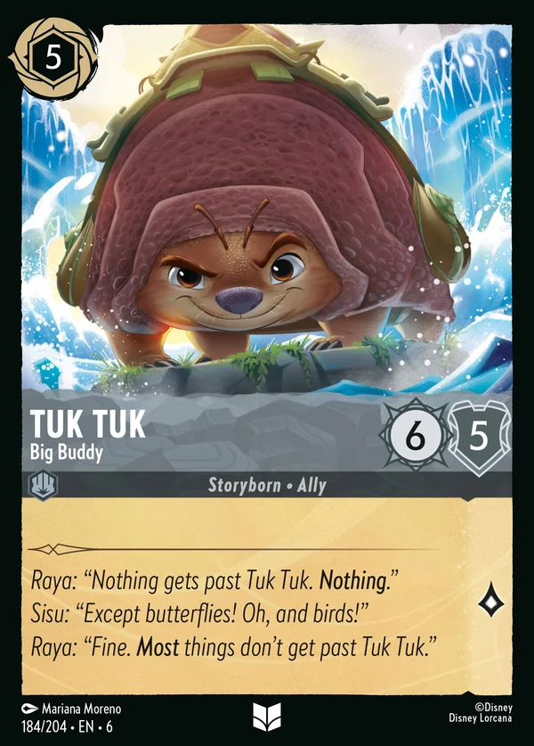 Tuk Tuk - Big Buddy — Disney Lorcana Character card from Azurite Sea