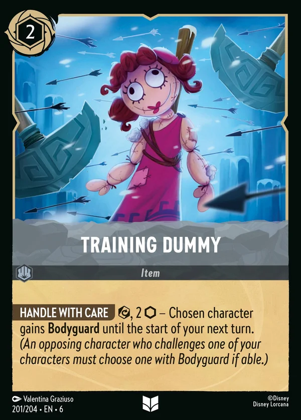 Training Dummy — Disney Lorcana Item card from Azurite Sea