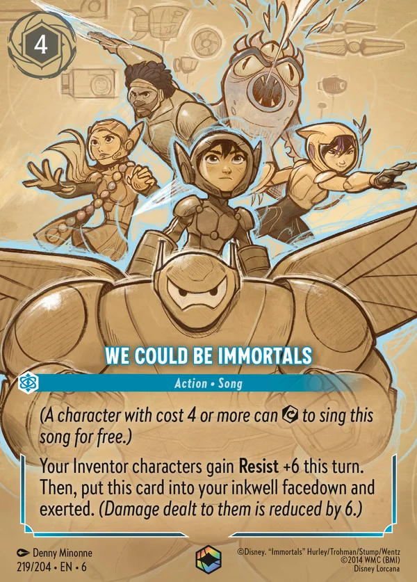 We Could Be Immortals — Disney Lorcana Action card from Azurite Sea