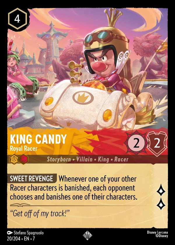 King Candy - Royal Racer — Disney Lorcana Character card from Archazia's Island