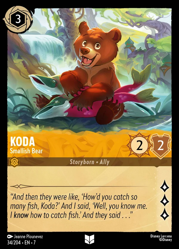Koda - Smallish Bear — Disney Lorcana Character card from Archazia's Island