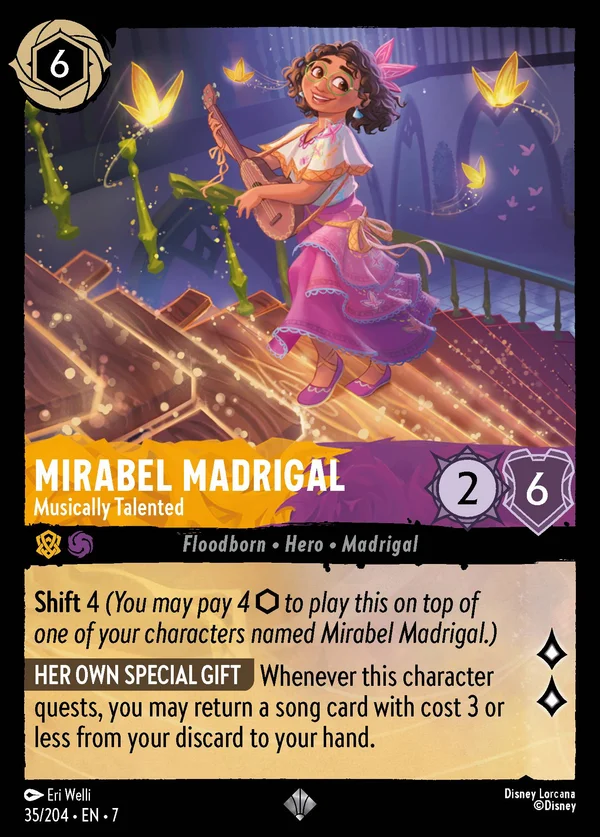 Mirabel Madrigal - Musically Talented — Disney Lorcana Character card from Archazia's Island