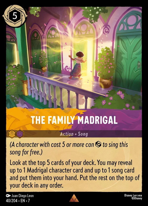 The Family Madrigal — Disney Lorcana Action card from Archazia's Island