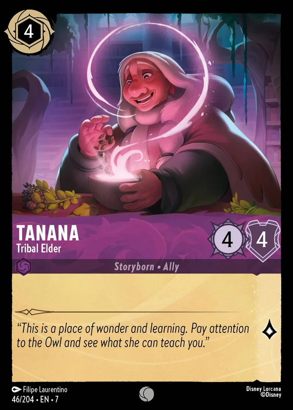 Tanana - Tribal Elder — Disney Lorcana Character card from Archazia's Island