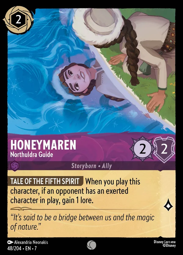 Honeymaren - Northuldra Guide — Disney Lorcana Character card from Archazia's Island