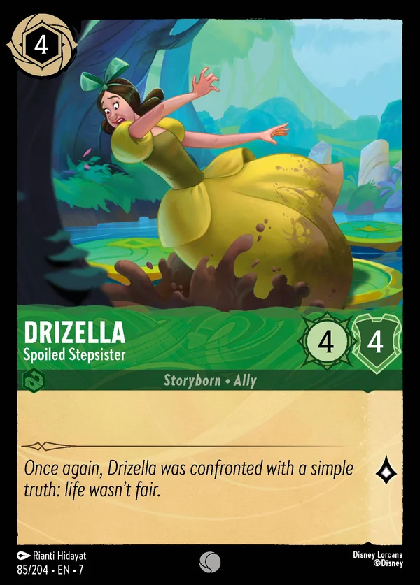 Drizella - Spoiled Stepsister — Disney Lorcana Character card from Archazia's Island
